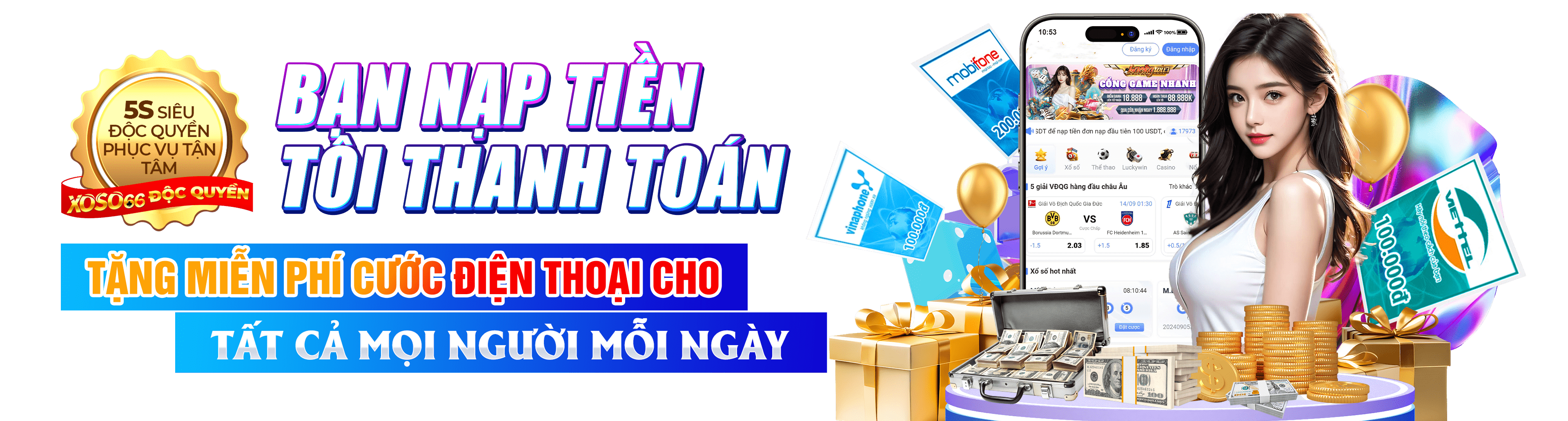 Hình ảnh quảng cáo của bong90 hiển thị nền tảng và các lợi ích